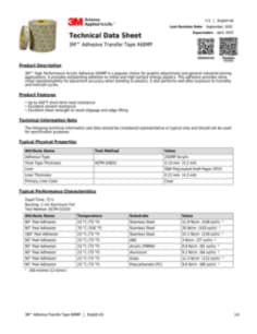 3m 468mp spec sheet Rubber Manufacturer