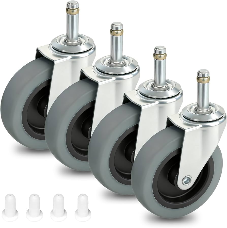 4 inch rubber casters manufacturing