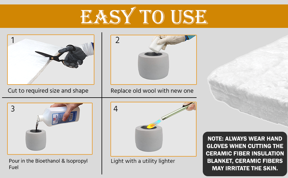 ceramic wool wick sponge manufacturing