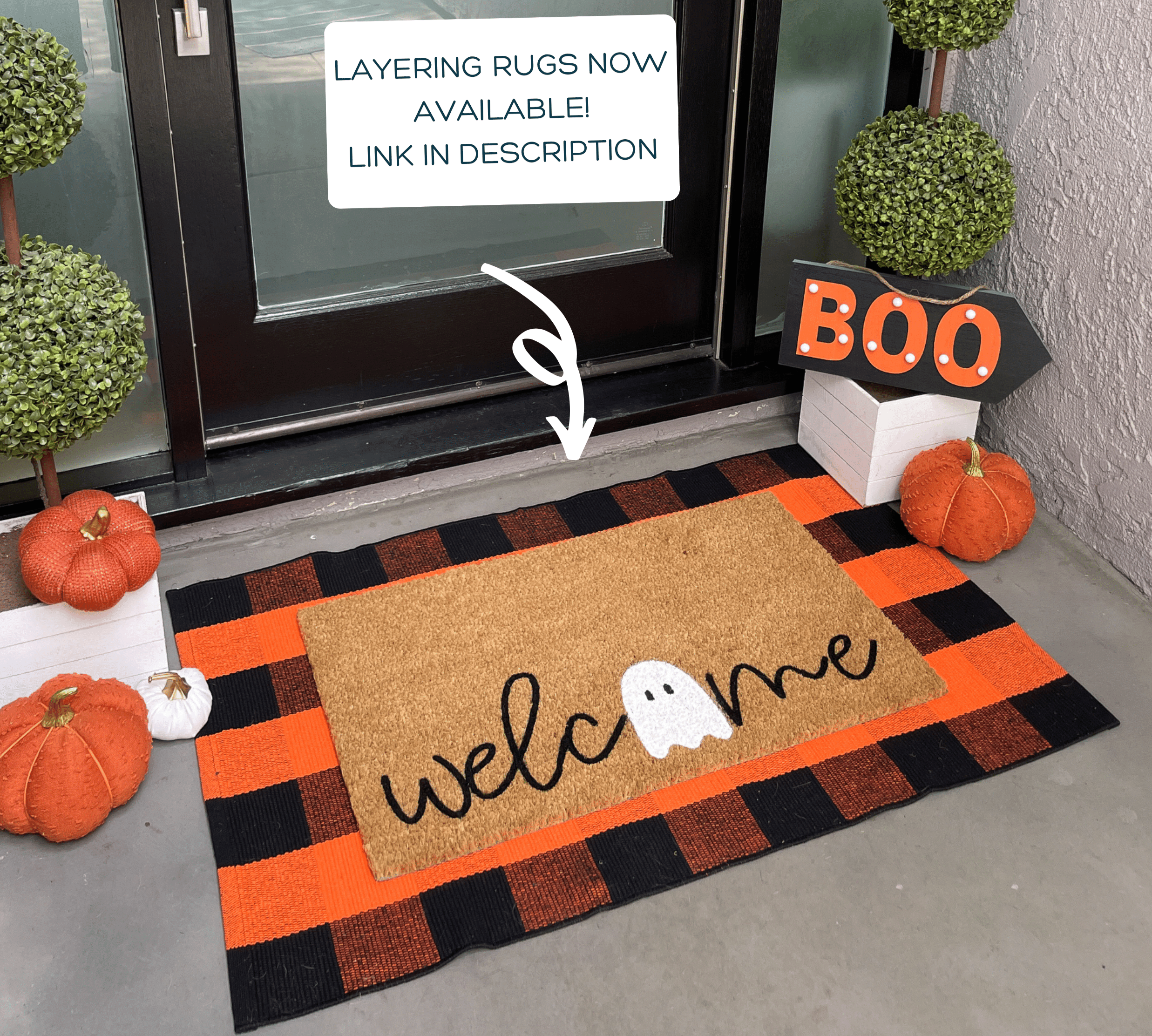 cute halloween doormat manufacturing