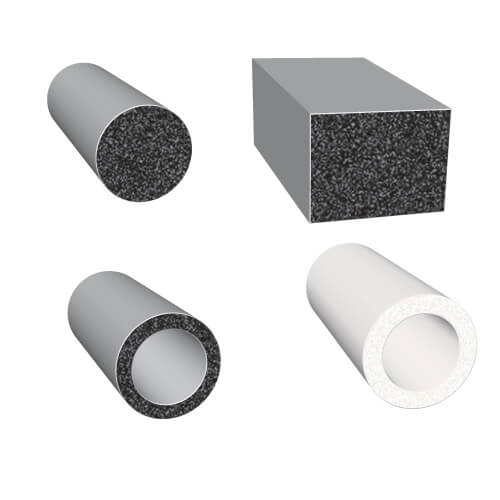 insulation sleeve for pipes manufacturing