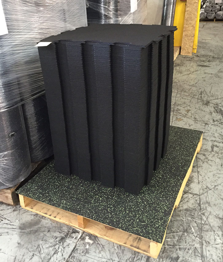 interlock rubber tiles manufacturing