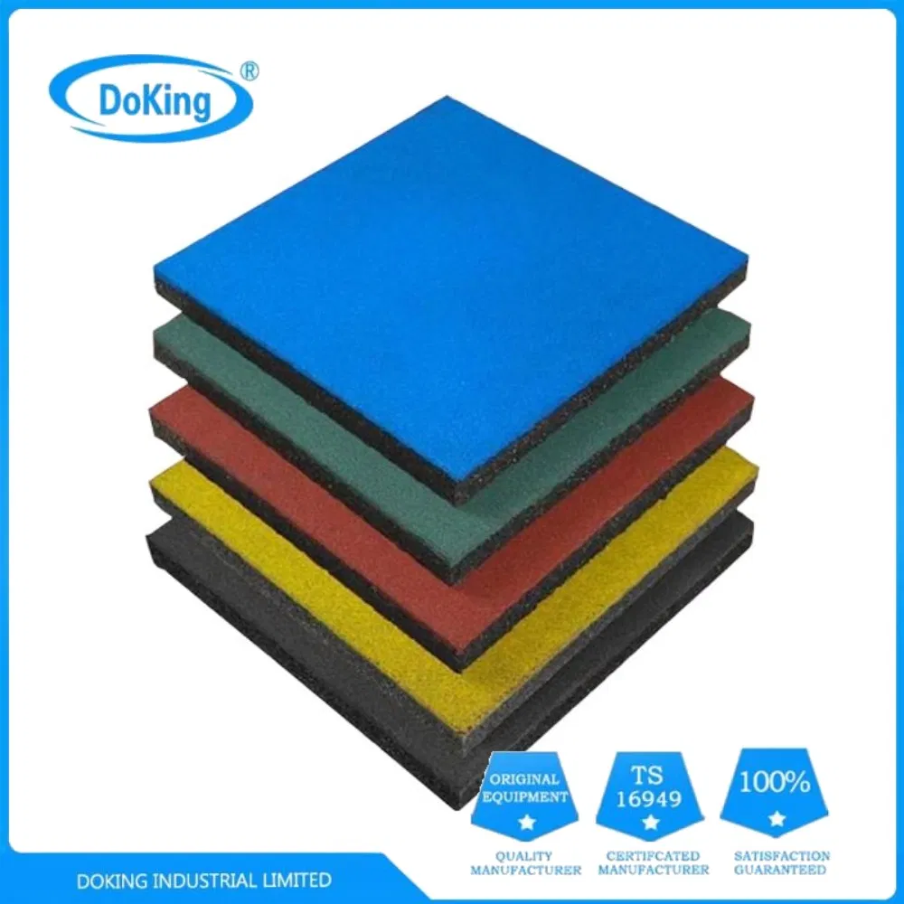 outdoor interlocking rubber tiles manufacturing