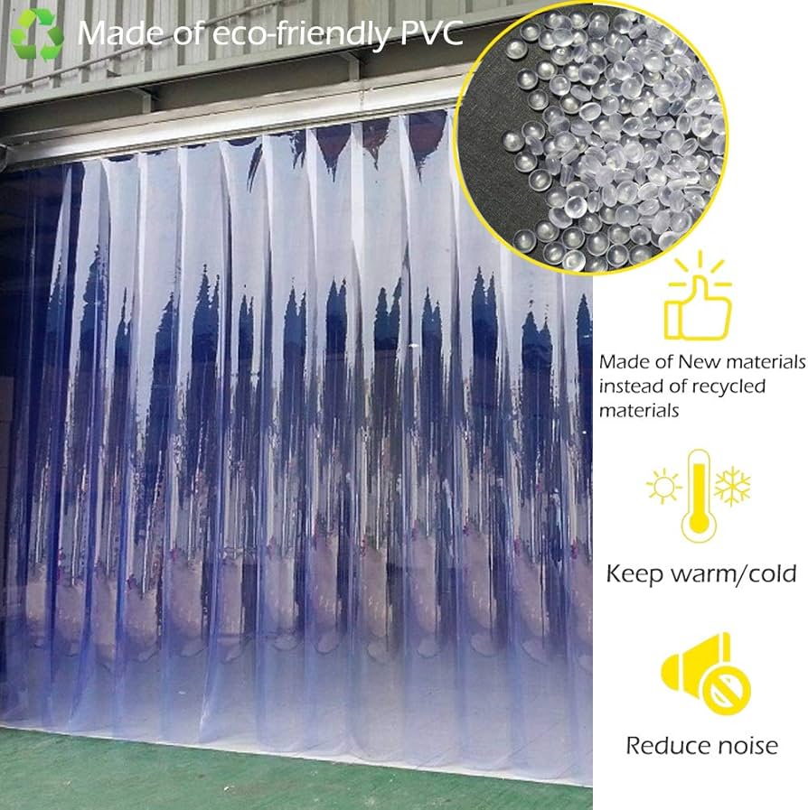 plastic curtains for freezers manufacturing