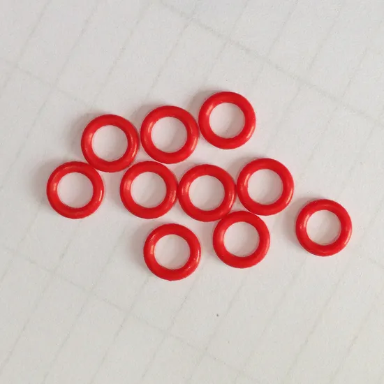 red silicone o'rings manufacturing
