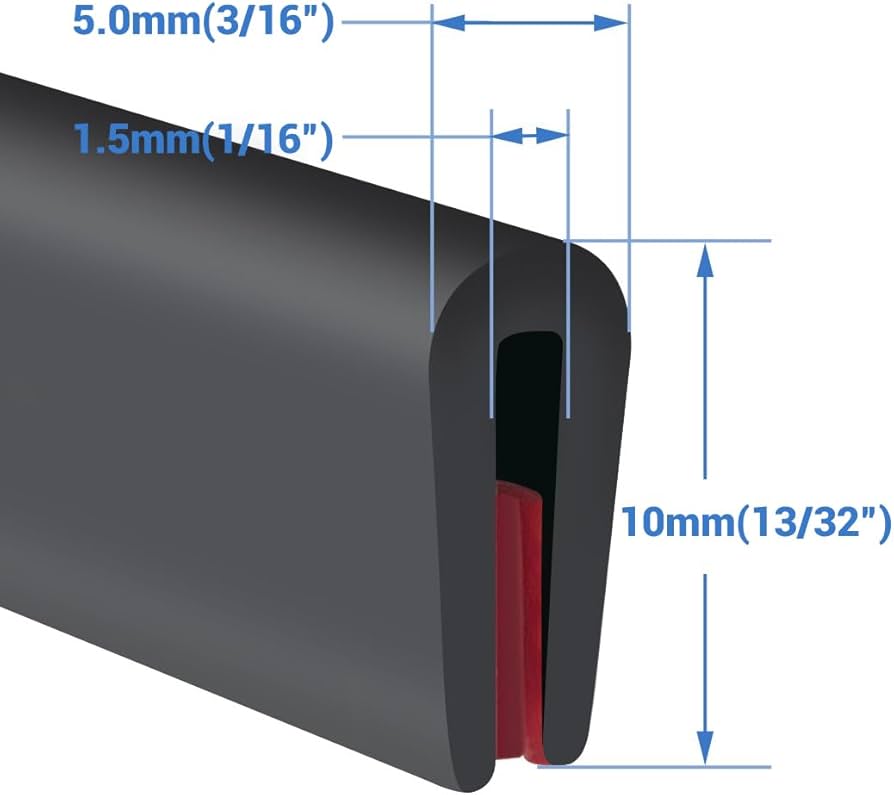 rubber edge protector for sheet metal manufacturing
