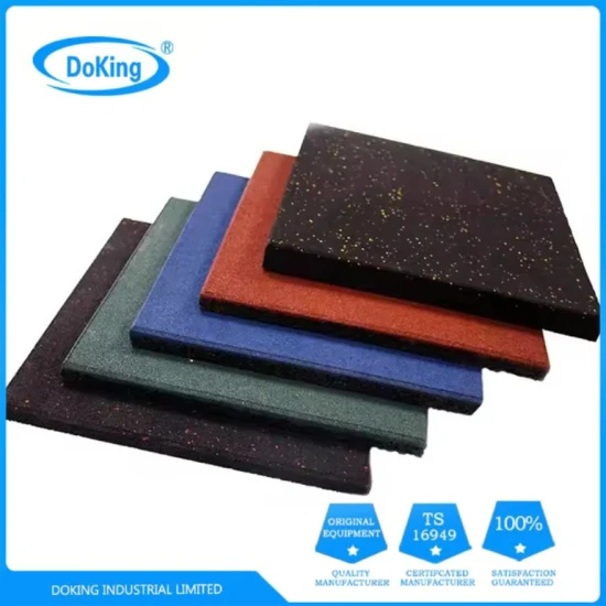rubber floor tiles for playground manufacturing