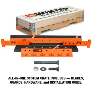 snow plow cutting edge for gravel manufacturing