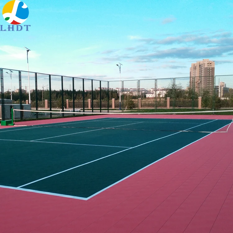 tennis court tiles manufacturing