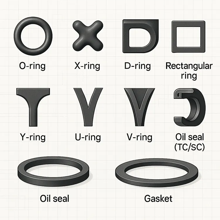 types of door seals manufacturing