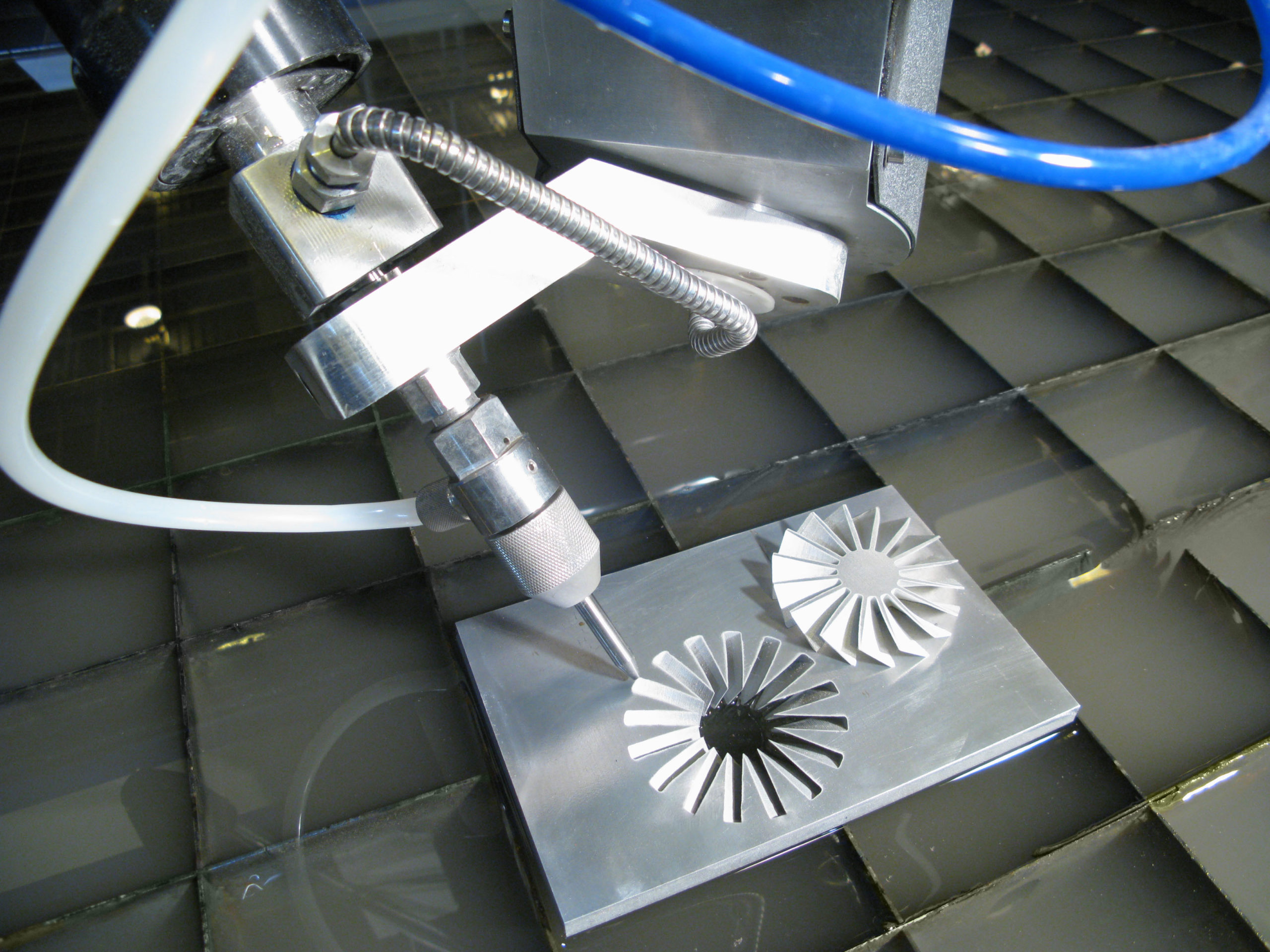 water jet foam cutting manufacturing