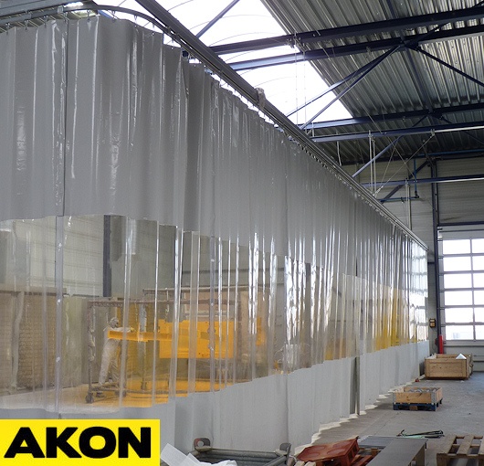 white plastic curtains manufacturing