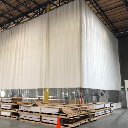 white plastic curtains manufacturing