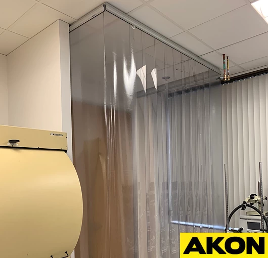 white plastic curtains manufacturing